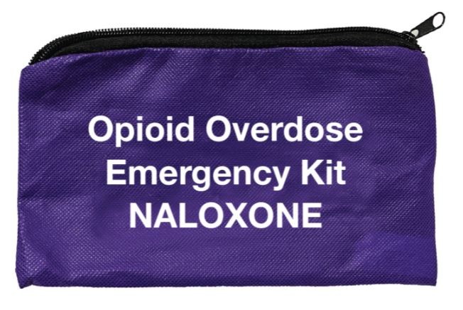 Purple Naloxone Pouch