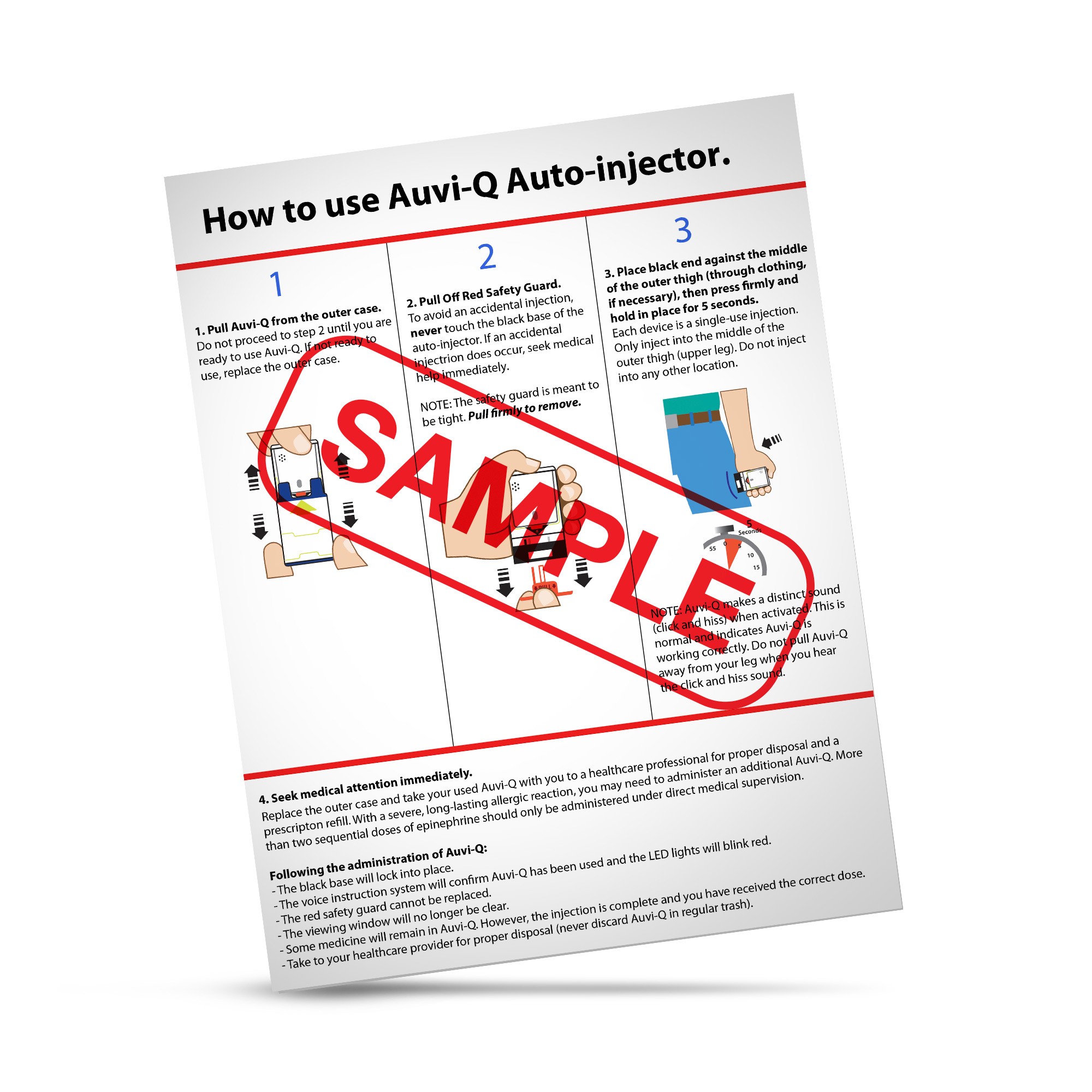 Replacement Auvi-Q™ Instruction Sheet